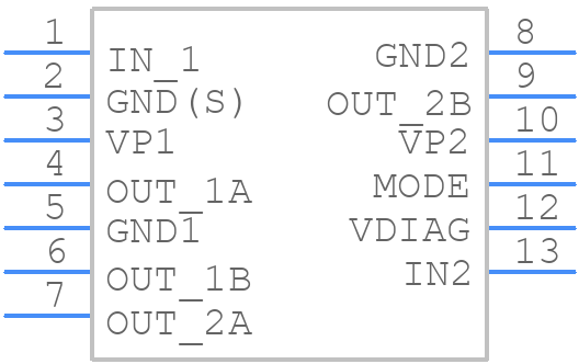 TDA8560Q/N1C - NXP - PCB symbol