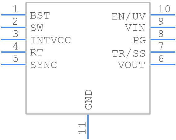 LT8609AHDDM-5#TRPBF - Analog Devices - PCB symbol