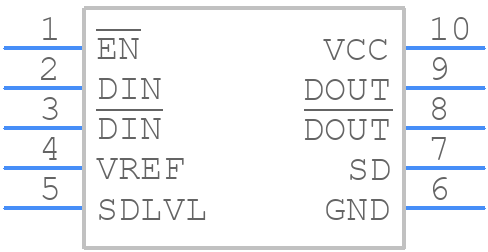 SY88813VKG - Microchip - PCB symbol