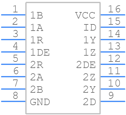 SN65C1168EMPWTSEP - Texas Instruments - PCB symbol