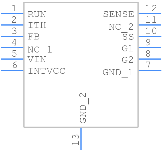 LTC3806EDE#PBF - Analog Devices - PCB symbol