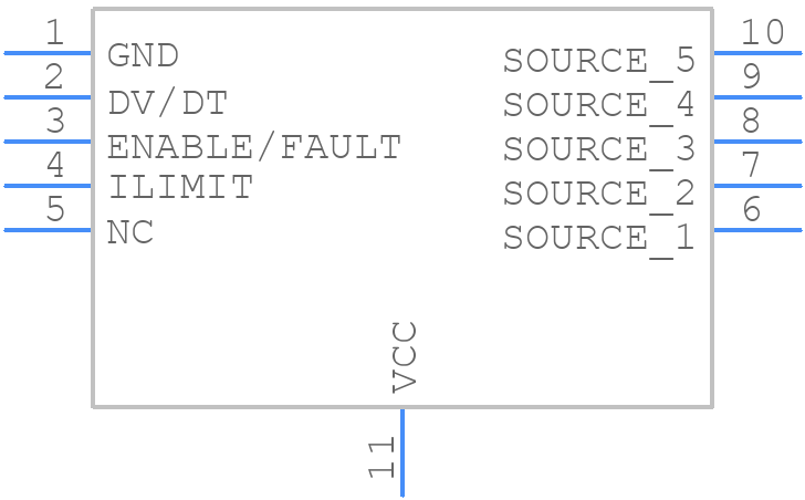 NIS5020MT1TXG - onsemi - PCB symbol