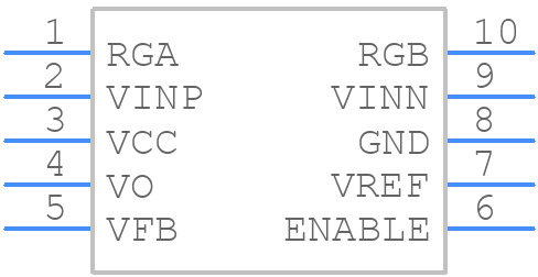AD8553ARMZ - Analog Devices - PCB symbol