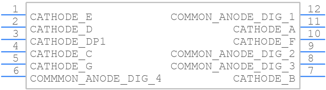 XDMR14A4-A - SunLED - PCB symbol