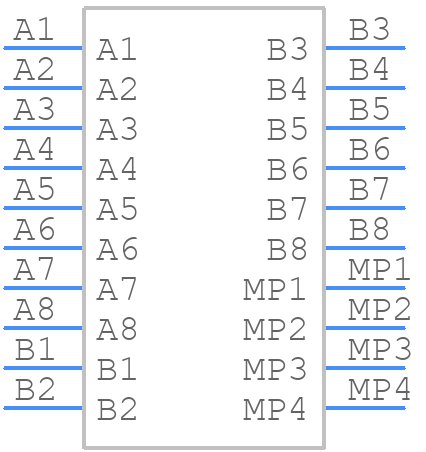 M55-6101642R - Harwin - PCB symbol