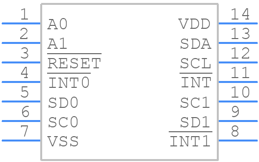 PCA9543AD,118 - NXP - PCB symbol