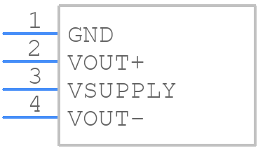 TSCSSNN150PDUCV - Honeywell - PCB symbol