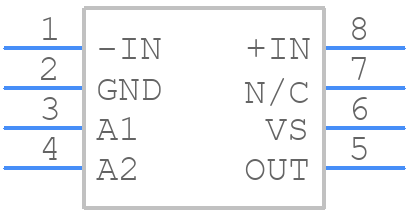 LMP8270MAX - Texas Instruments - PCB symbol