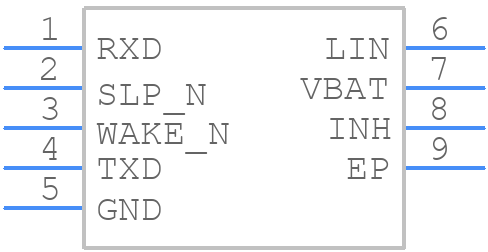TJA1021TK - NXP - PCB symbol
