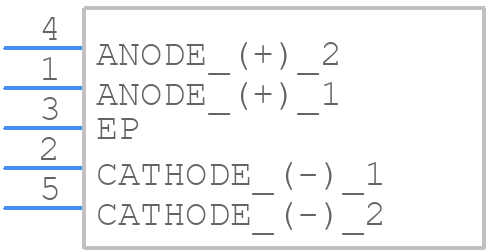 IN-C33ATNU5 - Inolux - PCB symbol