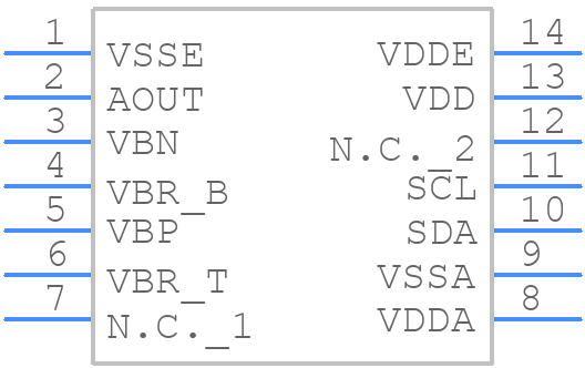 ZSSC3138BE2R - Renesas Electronics - PCB symbol