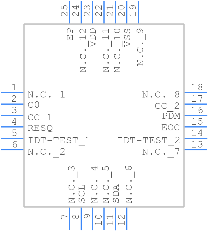 ZSSC3230BI3W - Renesas Electronics - PCB symbol