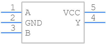 MC74VHC1G32P5T5G - onsemi - PCB symbol