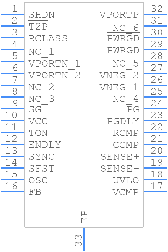 LTC4278CDKD#PBF - Analog Devices - PCB symbol