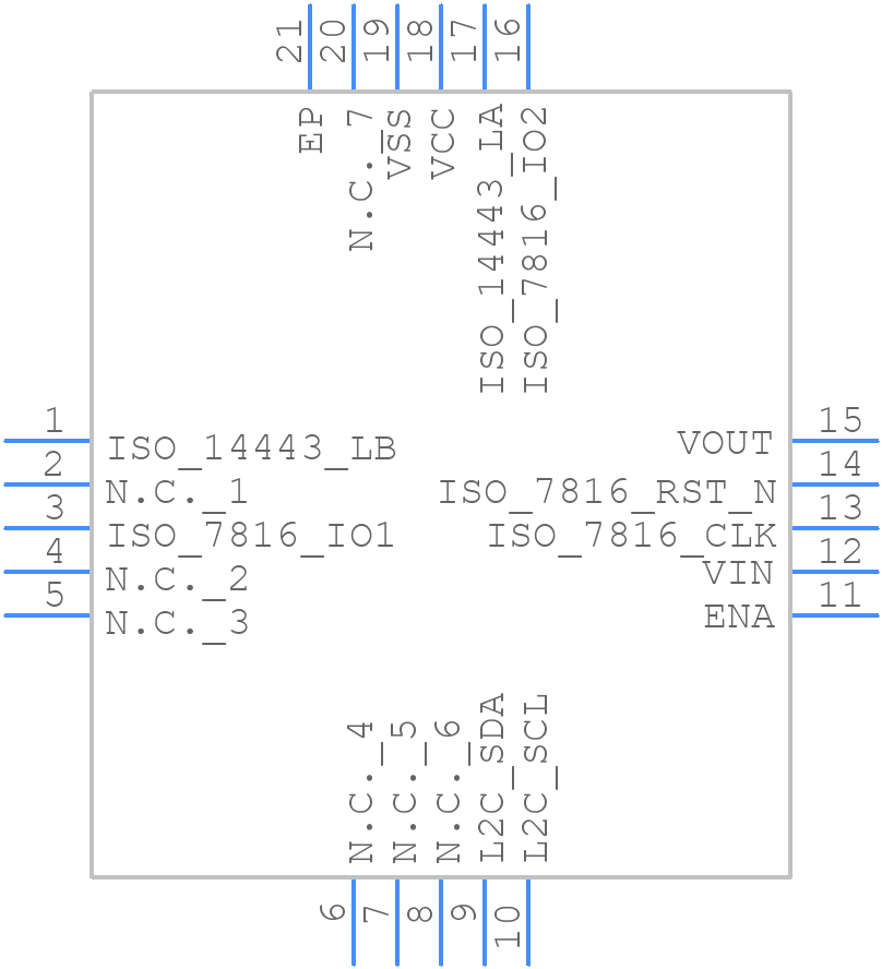 SE050C2HQ1/Z01SDZ - NXP - PCB symbol