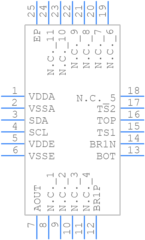 ZSSC4151CE4R - Renesas Electronics - PCB symbol