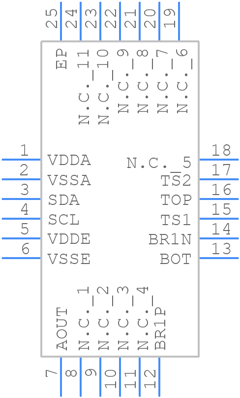 ZSSC4151CE4V - Renesas Electronics - PCB symbol
