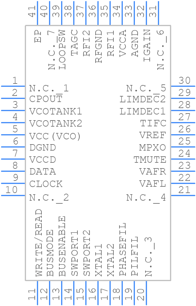 TEA5767HN - NXP - PCB symbol