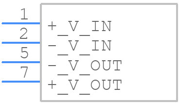 P6LU-0505 - PEAK - PCB symbol