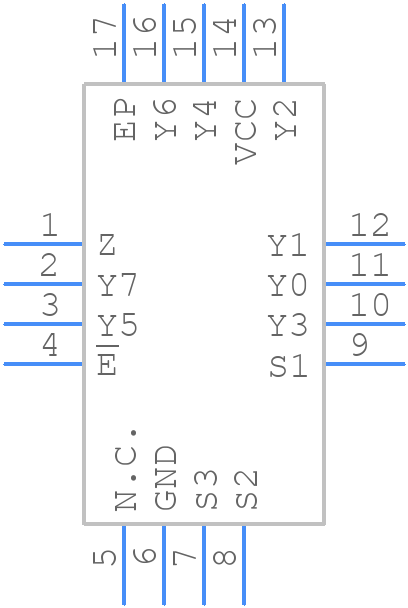 NX3L4051HR,115 - NXP - PCB symbol