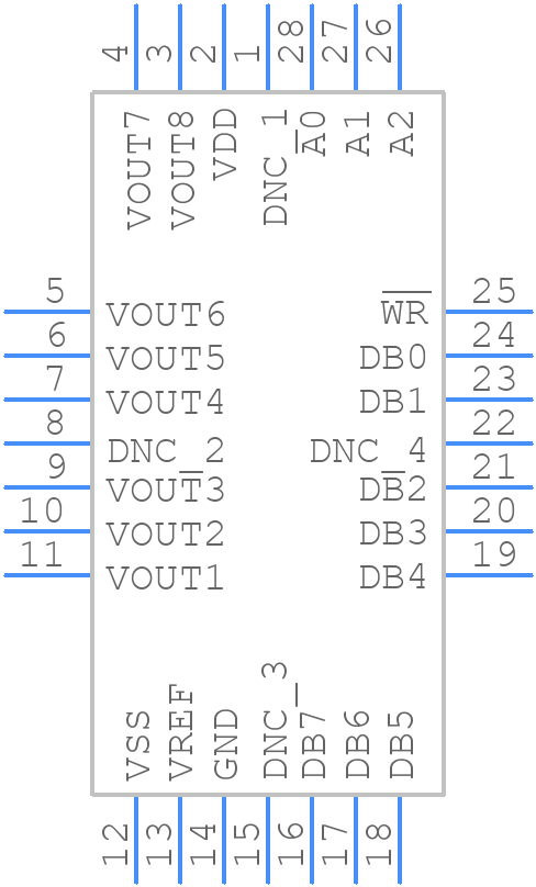 5962-88663013X - Analog Devices - PCB symbol