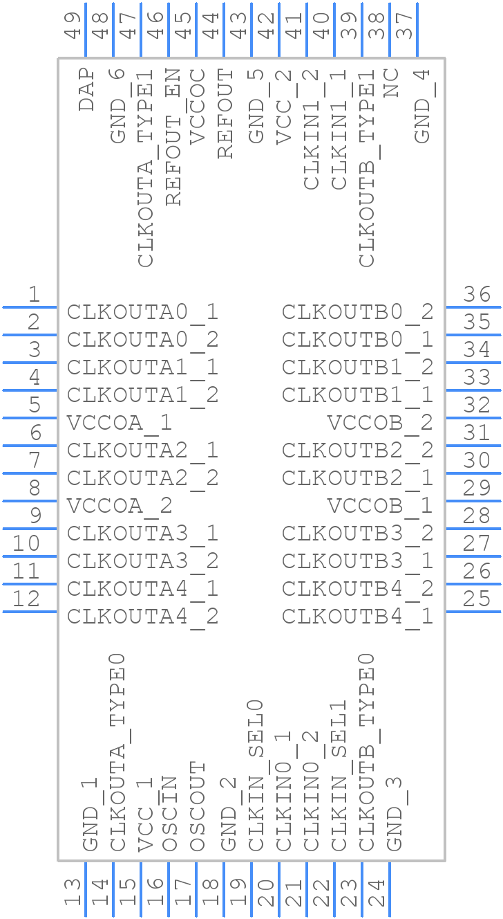 LMK00301SQ/NOPB - Texas Instruments - PCB symbol