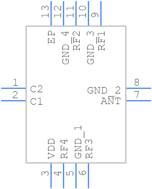 RFSW6042SR - Qorvo - PCB symbol