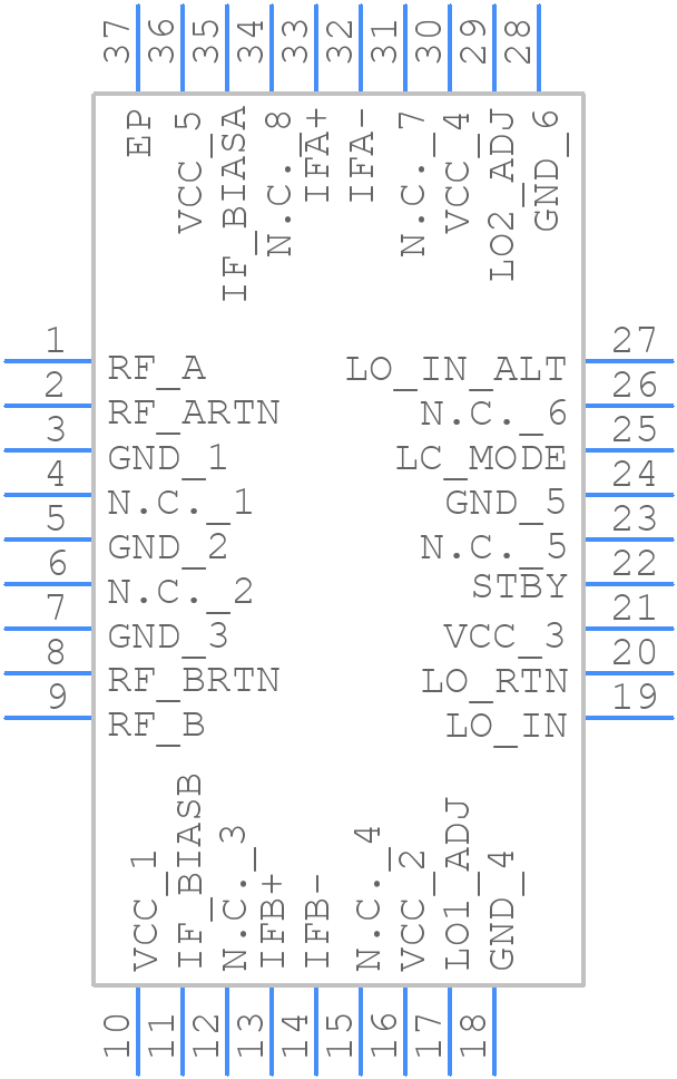 F1162NBGI - Renesas Electronics - PCB symbol