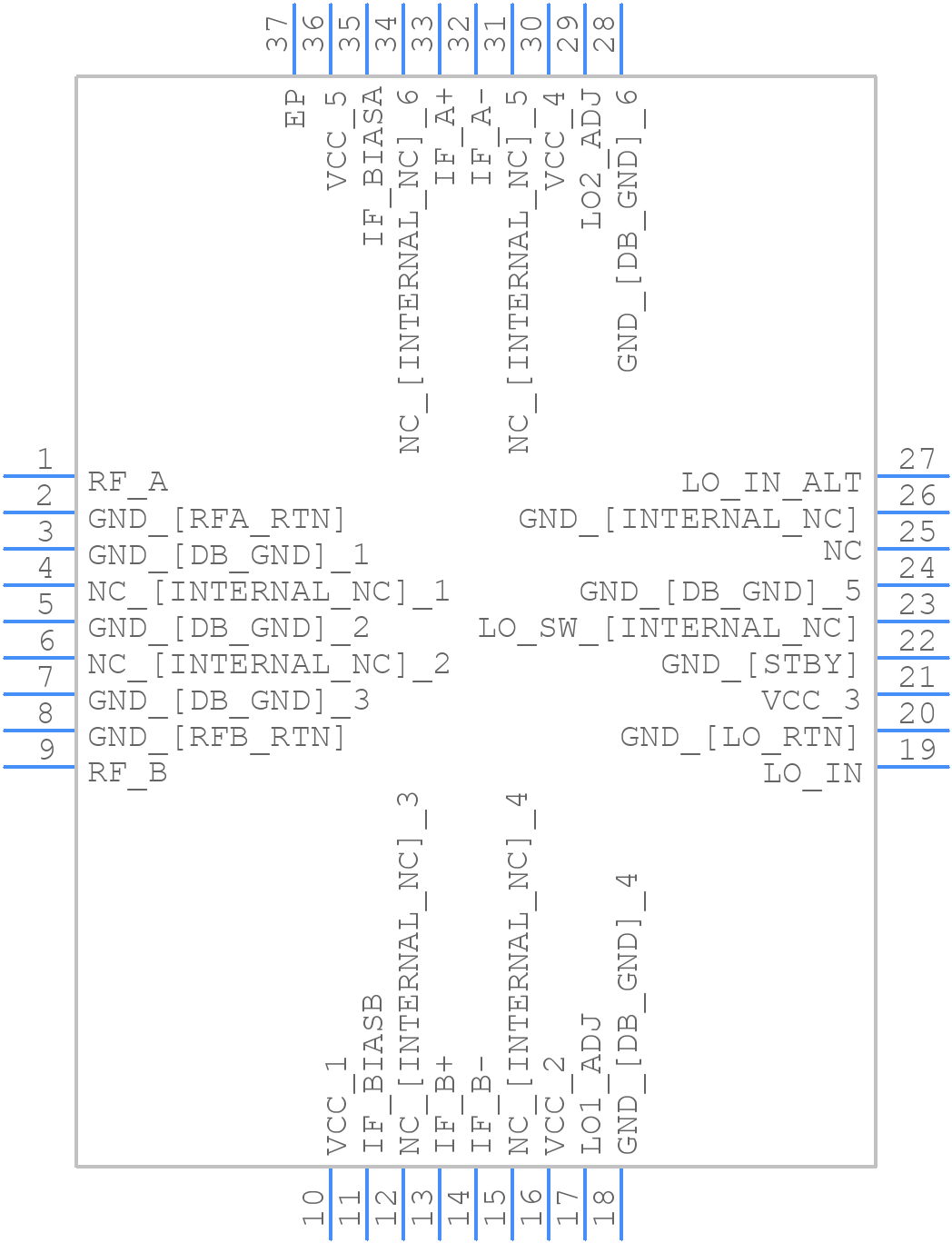 F1100NBGI - Renesas Electronics - PCB symbol