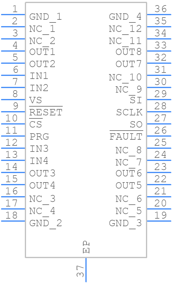TLE6230GPAUMA1 - Infineon - PCB symbol