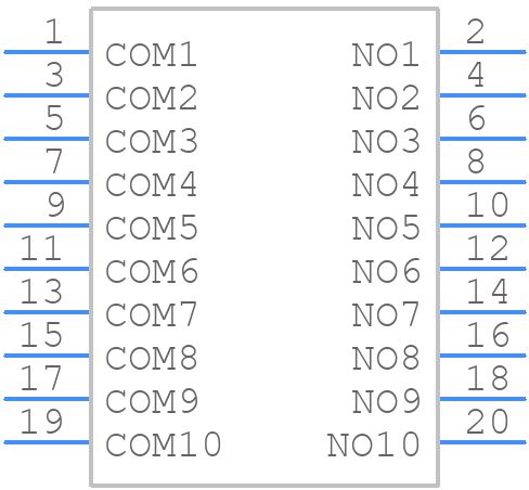 KAP1110E - E-Switch - PCB symbol