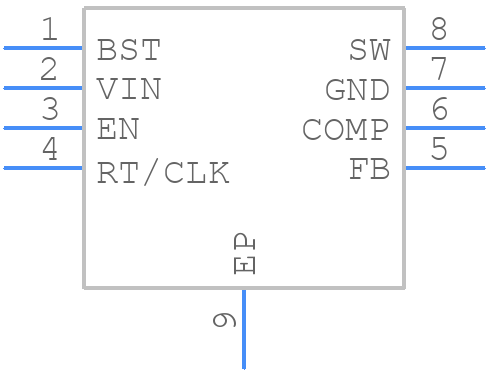 AP64350SP-13 - Diodes Incorporated - PCB symbol