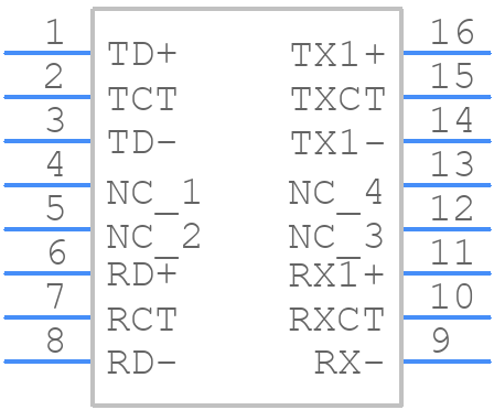 B78476A8245A003 - TDK - PCB symbol