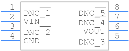 LT1460MHS8-2.5#PBF - Analog Devices - PCB symbol