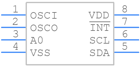 PCF8583T/5,512 - NXP - PCB symbol