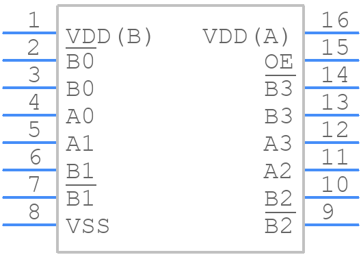 HEF4104BP - NXP - PCB symbol