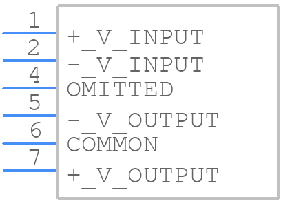 P6LU-0505ZH52 - PEAK - PCB symbol