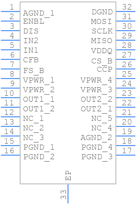 MC33HB2000EK - NXP - PCB symbol