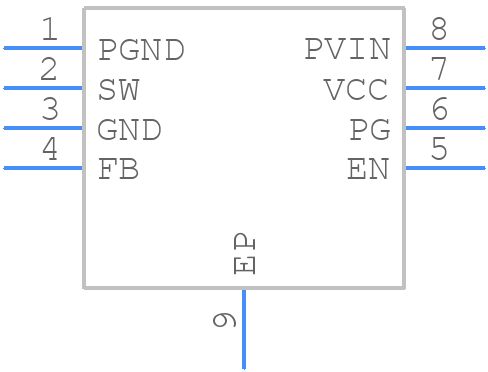 LX7167CLD-TR - Microsemi Corporation - PCB symbol
