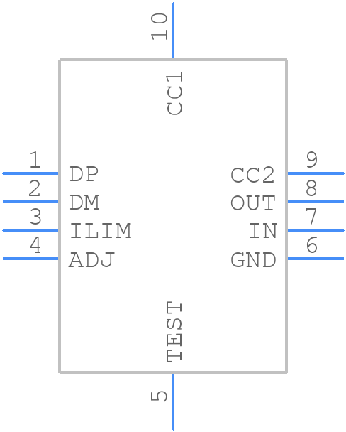 MP5030GQH-P - Monolithic Power Systems (MPS) - PCB symbol