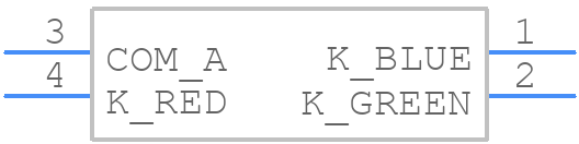 IN-S126TASRGB - Inolux - PCB symbol