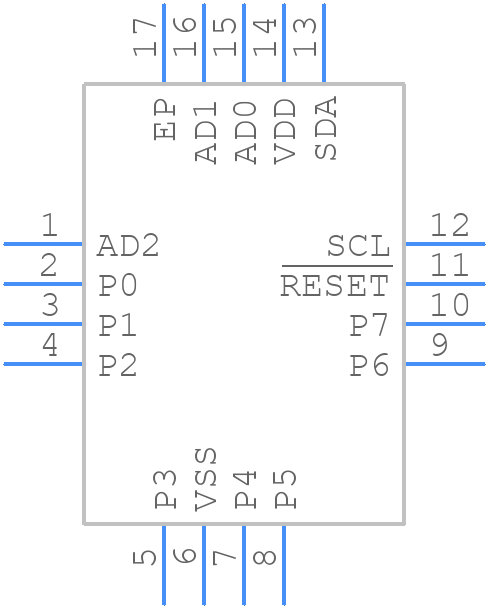 PCA9670BS,118 - NXP - PCB symbol