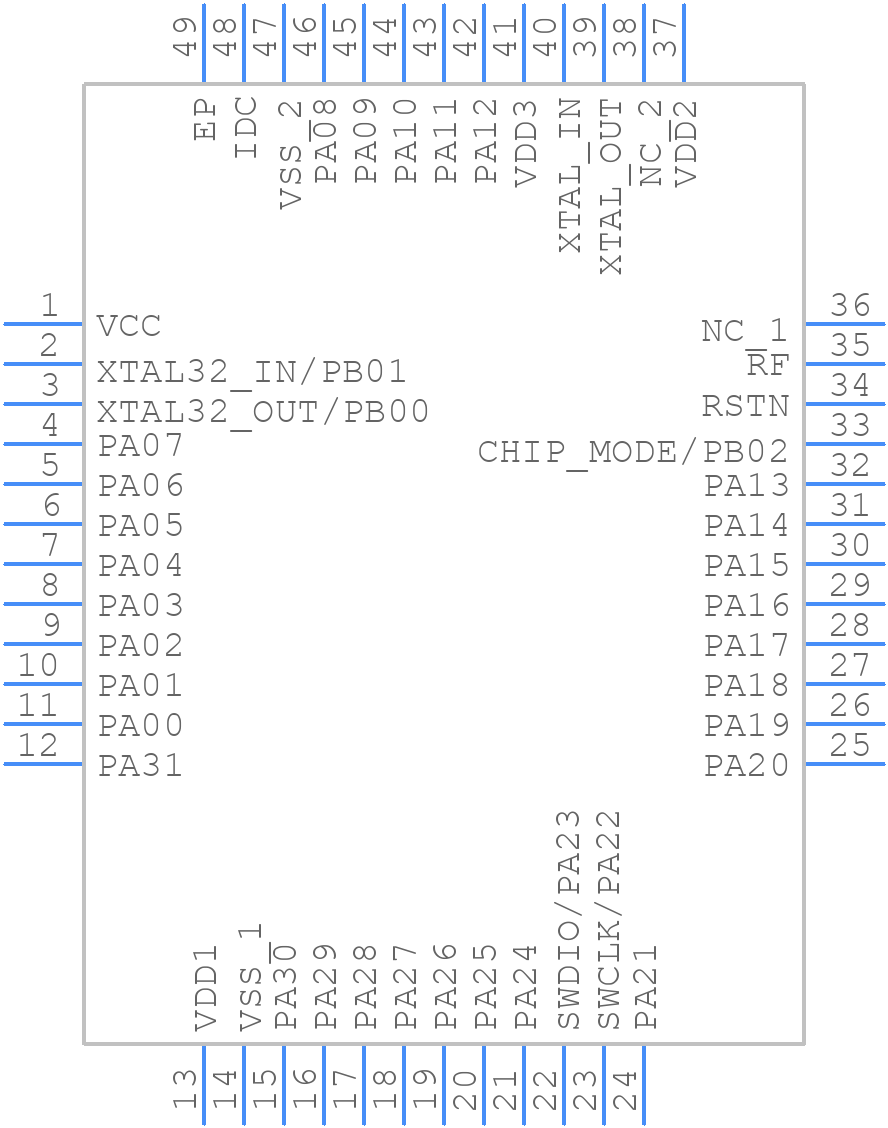 QN9080CHNY - NXP - PCB symbol