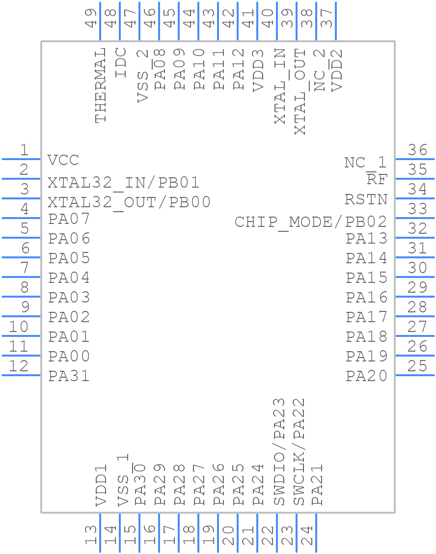 QN9080DHNY - NXP - PCB symbol