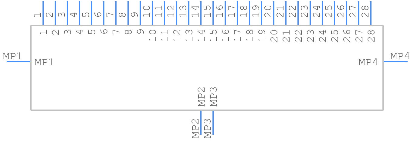 52437-2833 - Molex - PCB symbol