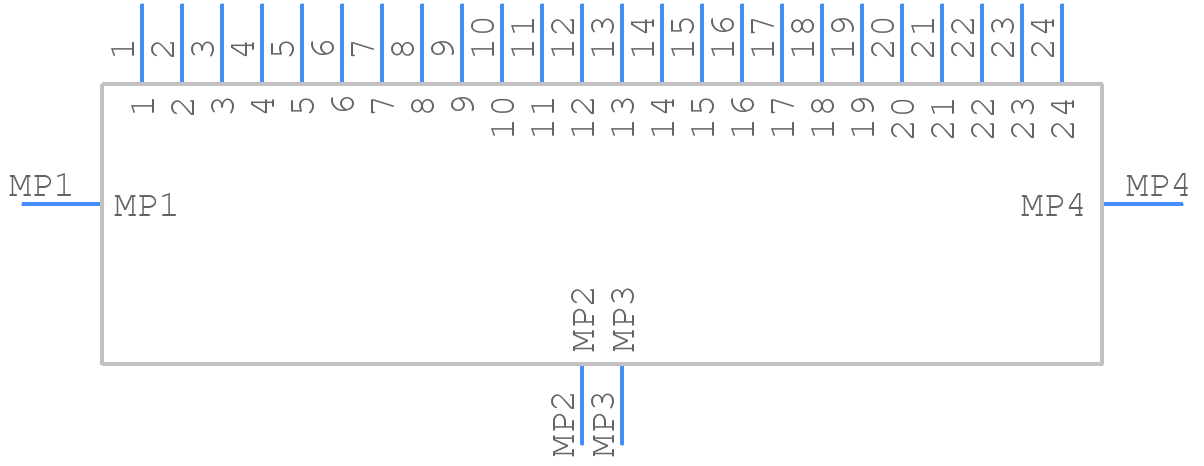 0524372433 - Molex - PCB symbol