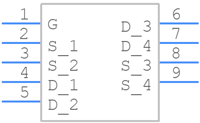 EPC2214 - EPC - PCB symbol