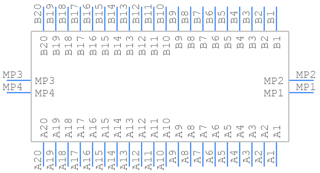 254539 - TE Connectivity - PCB symbol