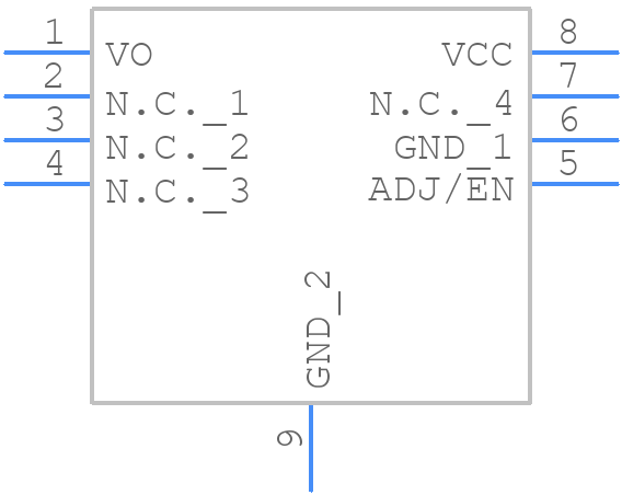 BD42530EFJ-CE2 - ROHM Semiconductor - PCB symbol