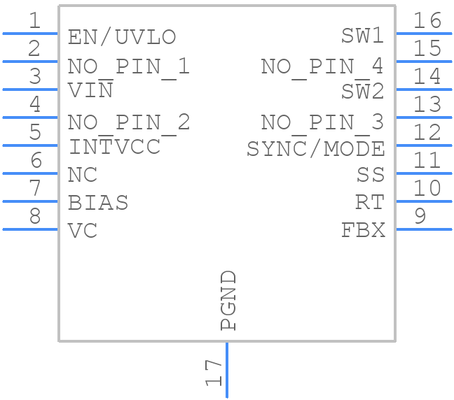 LT8365HMSE#PBF - Analog Devices - PCB symbol